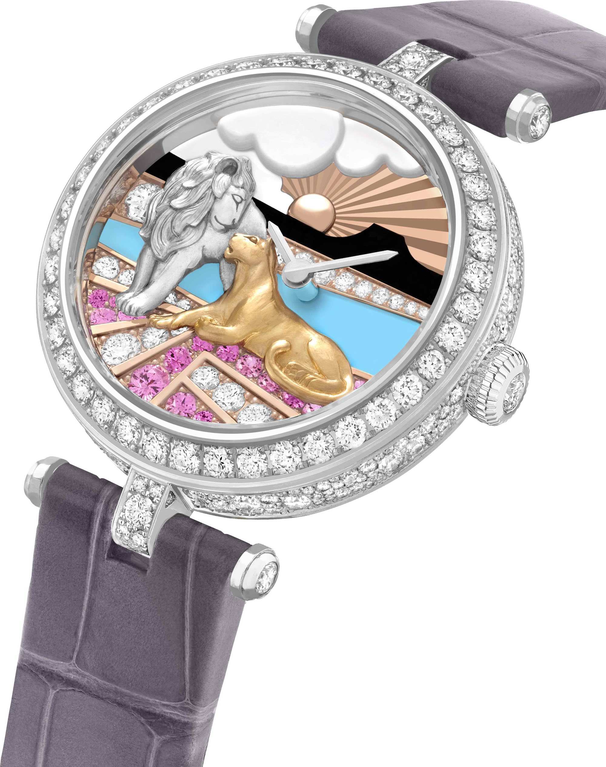 Van Cleef & Arpels Lady Duo de Lions Watch - View 3