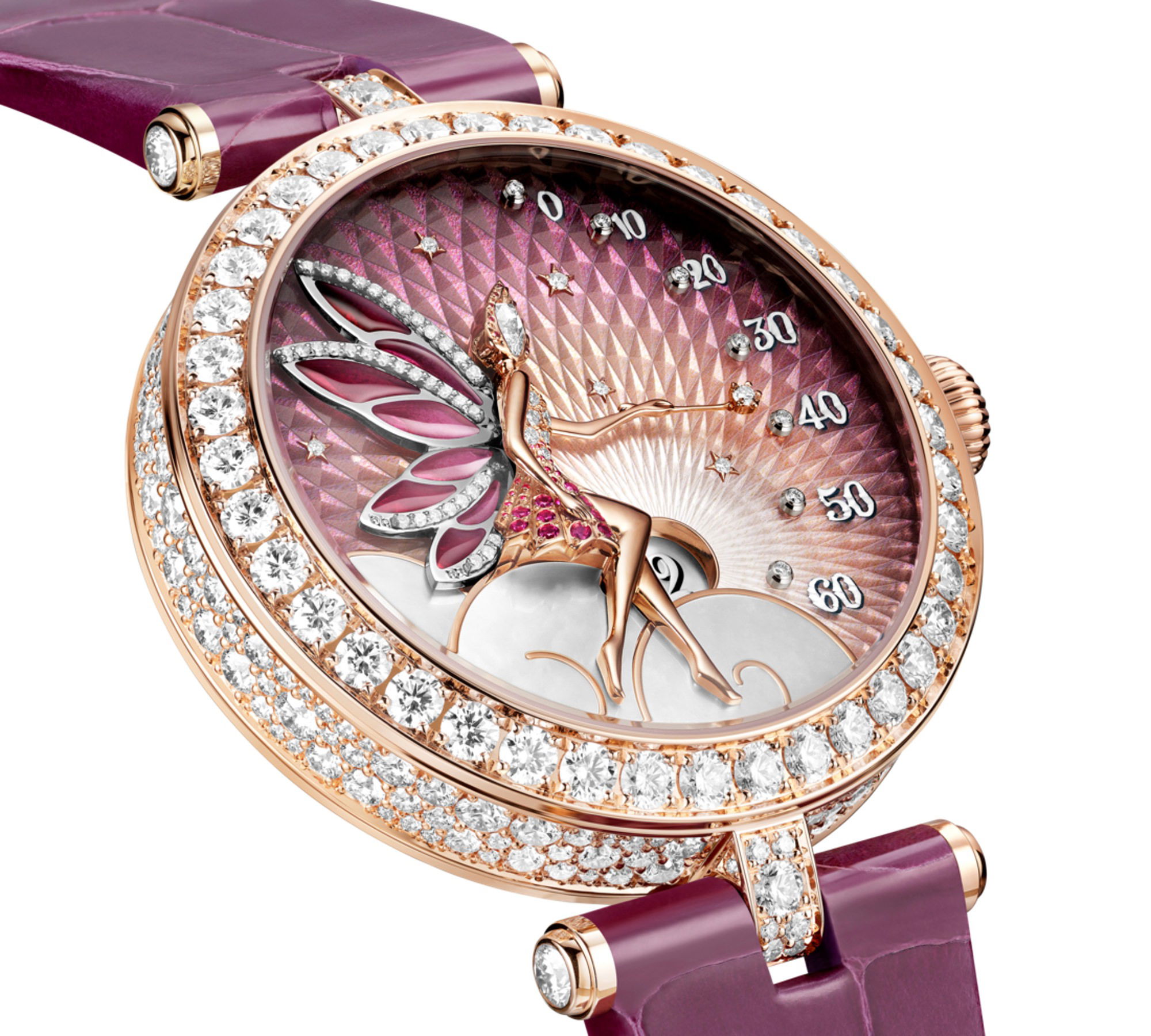 Van Cleef & Arpels Lady Féerie Or Rose Watch - View 3
