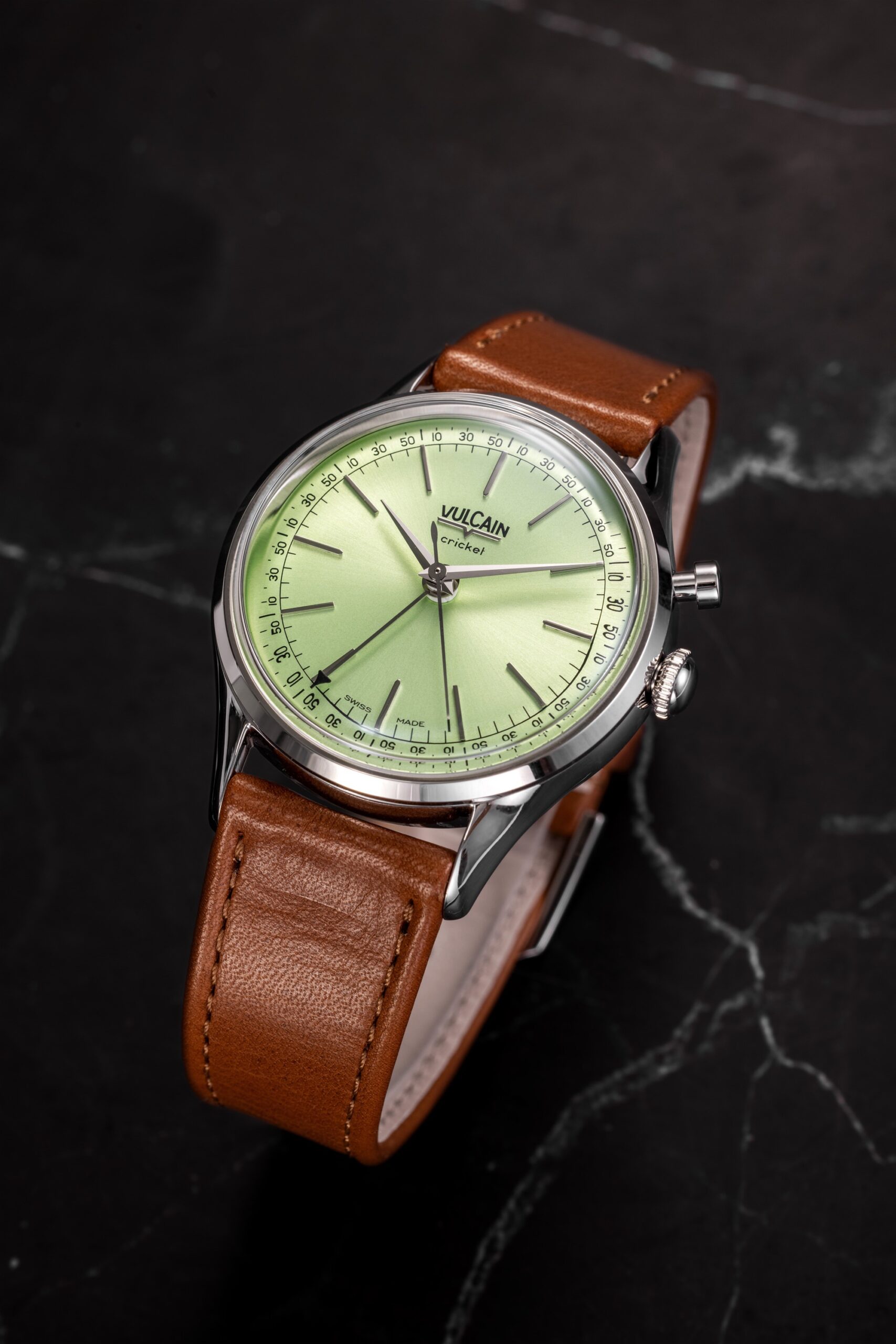 Vulcain Cricket President Green - View 3