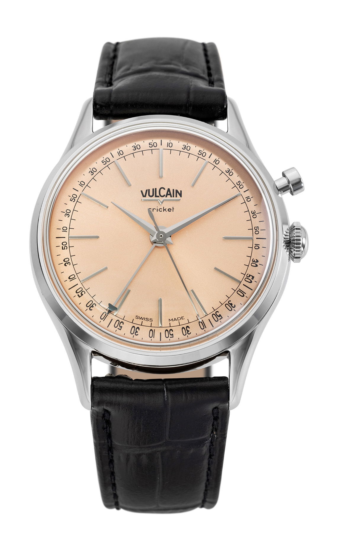 Vulcain Cricket President Salmon watch