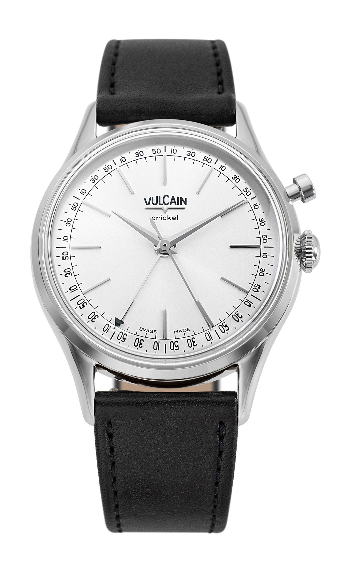 Vulcain Cricket President Silver watch
