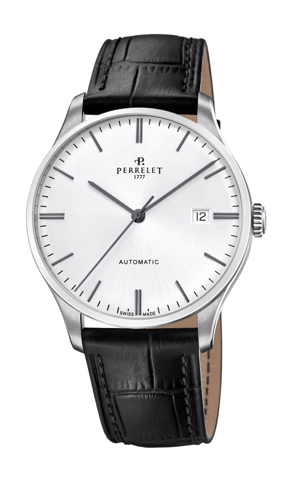 Perrelet Weekend 3 Hands SIlver watch