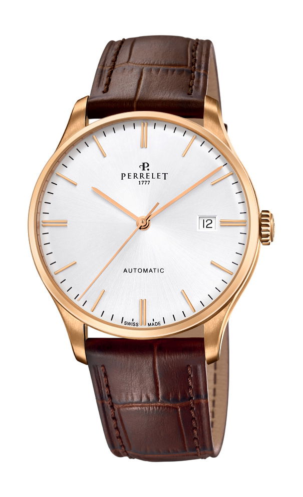 Perrelet Weekend 3 Hands SIlver watch