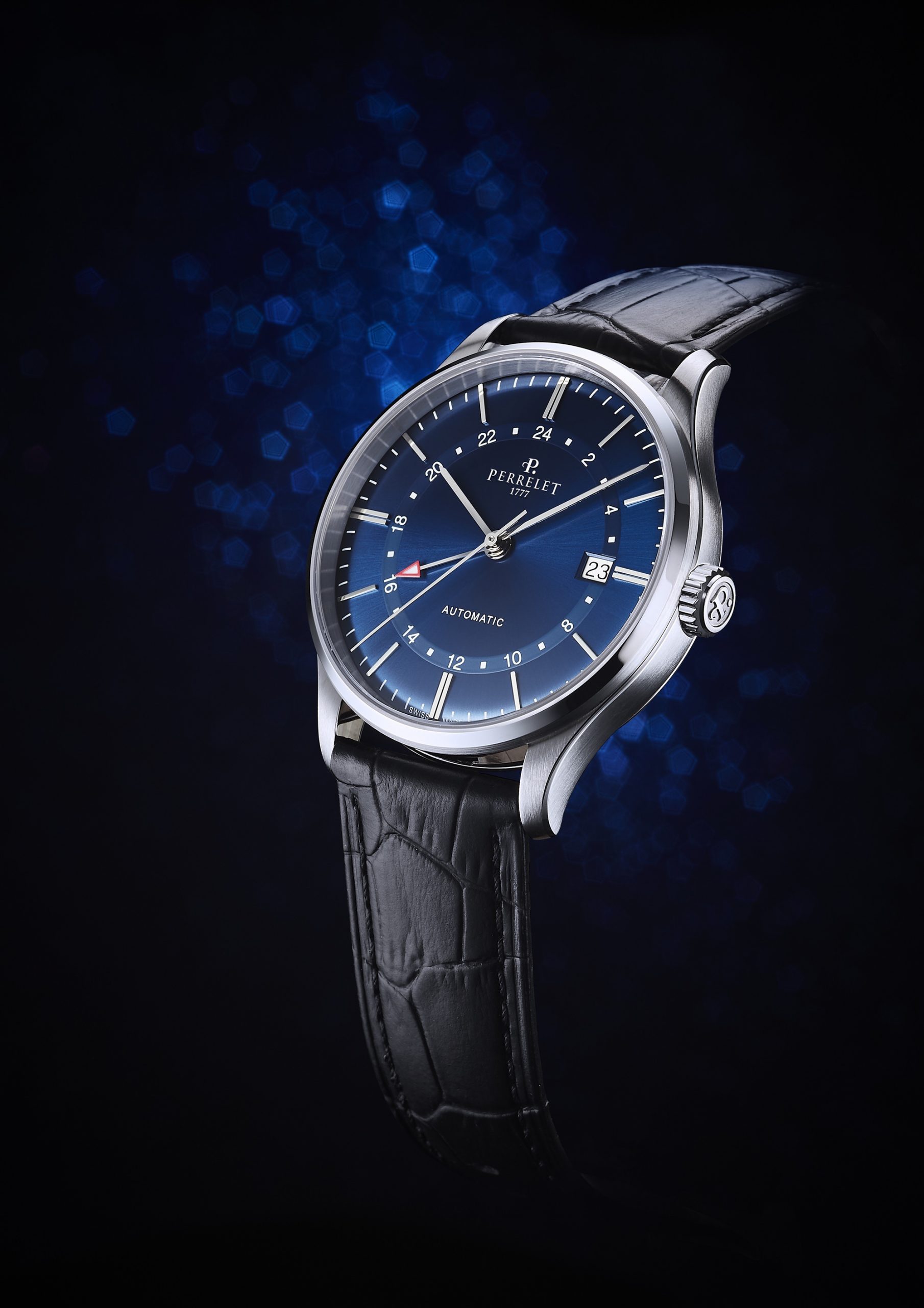 Perrelet Weekend GMT Blue - View 2
