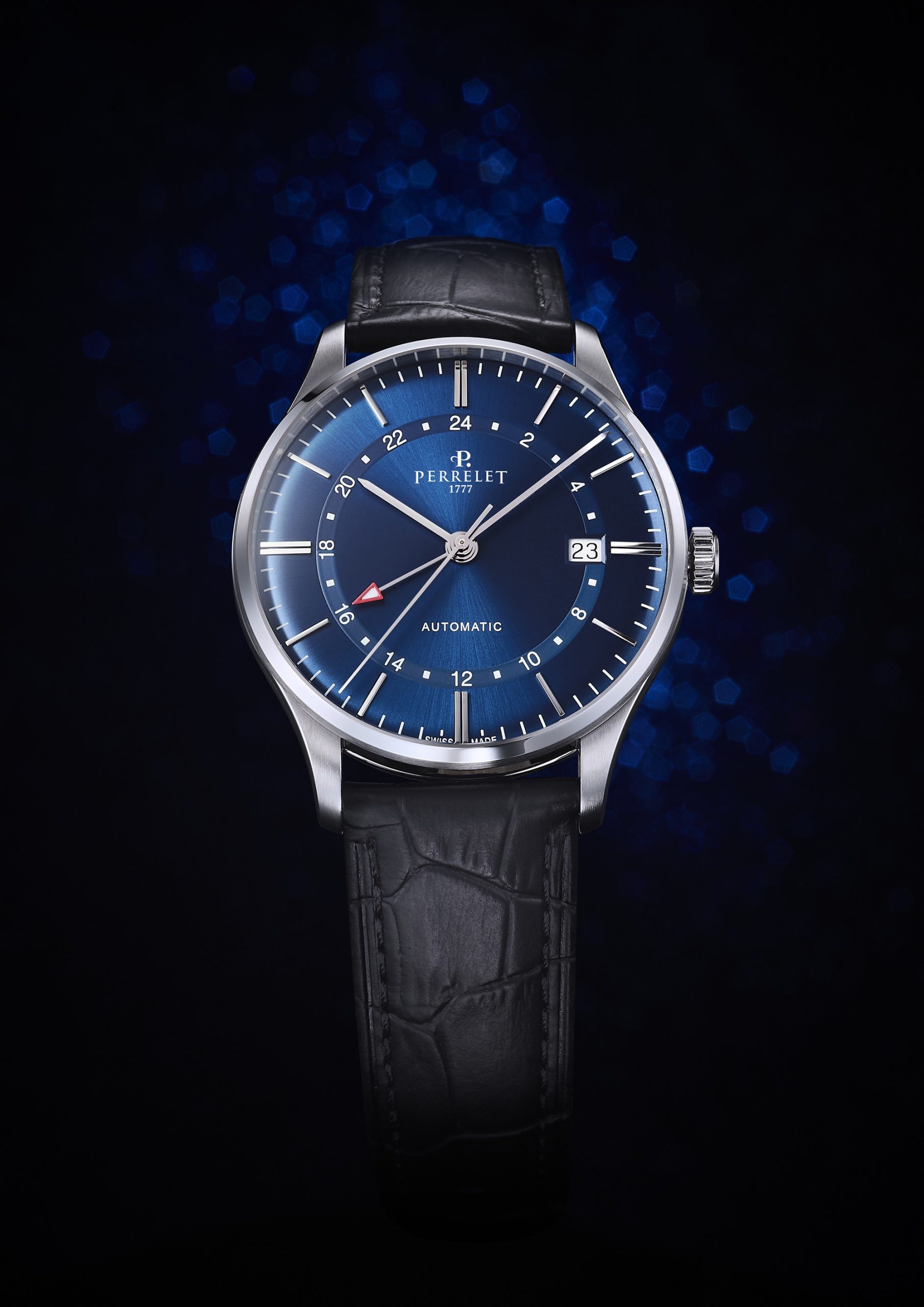 Perrelet Weekend GMT Blue - View 3