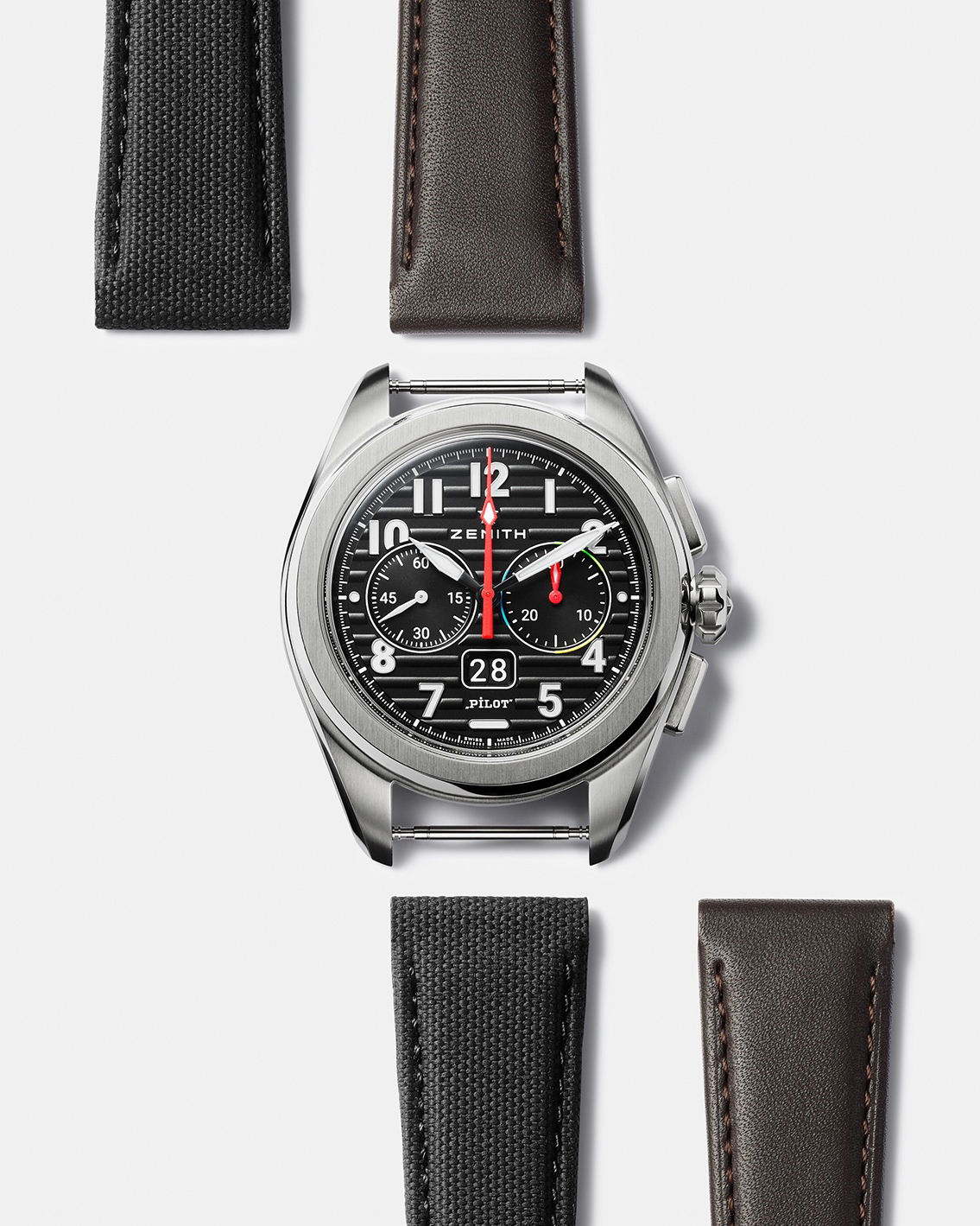 Zenith Pilot Big Date Flyback - View 3
