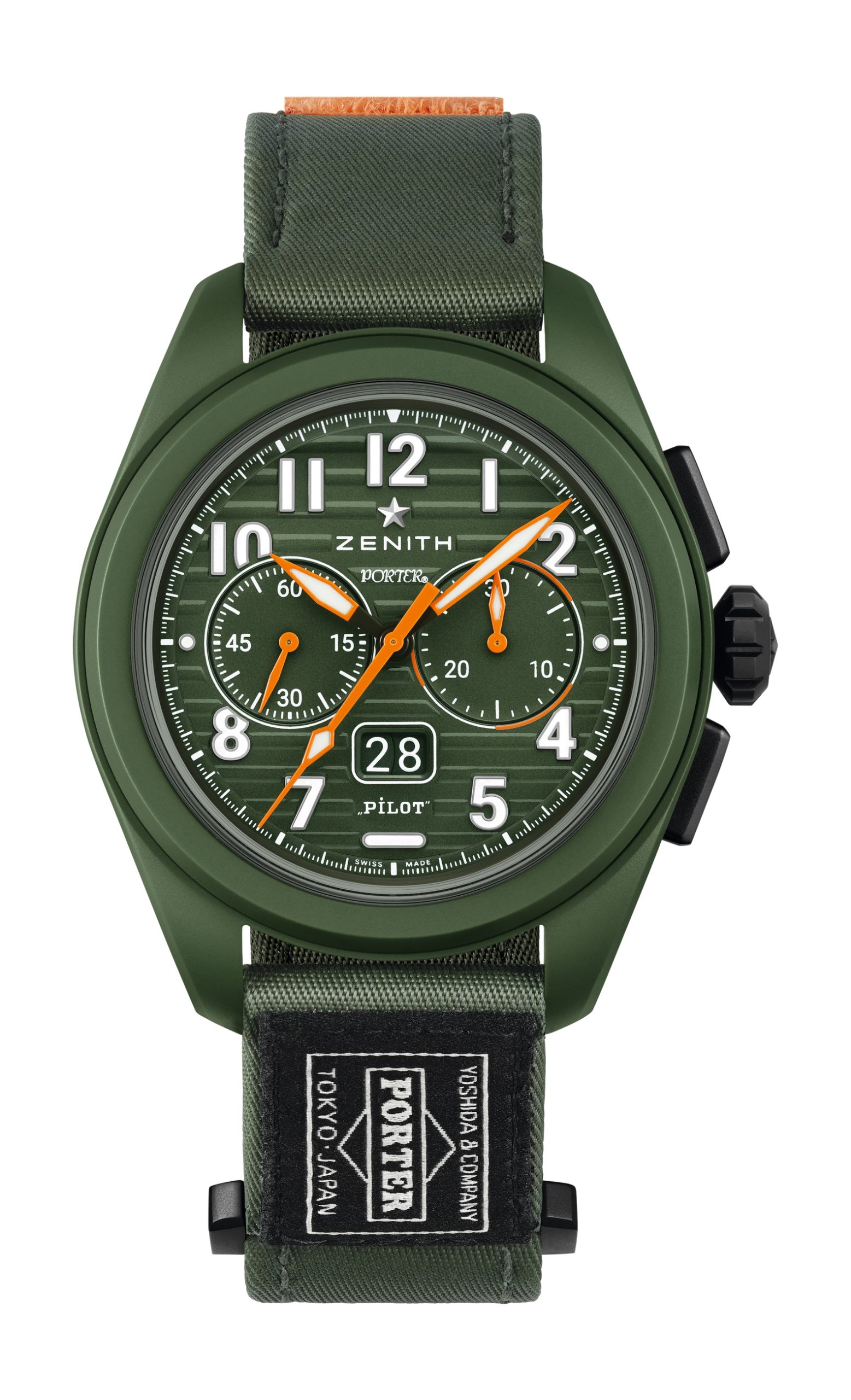 Zenith Pilot Big Date Flyback PORTER watch